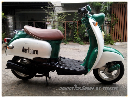 ขายรถป๊อป Yamaha Vino ทำสีใหม่ลายเก๋ไม่เหมือนใคร