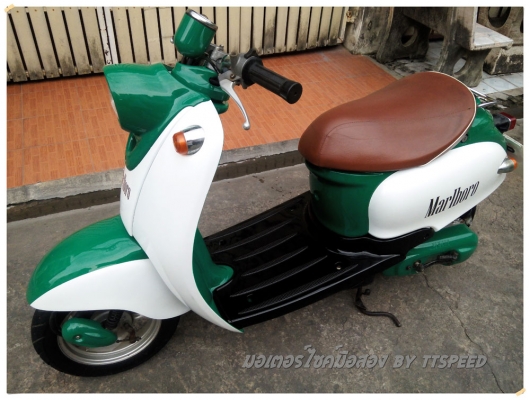ขายรถป๊อป Yamaha Vino ทำสีใหม่ลายเก๋ไม่เหมือนใคร