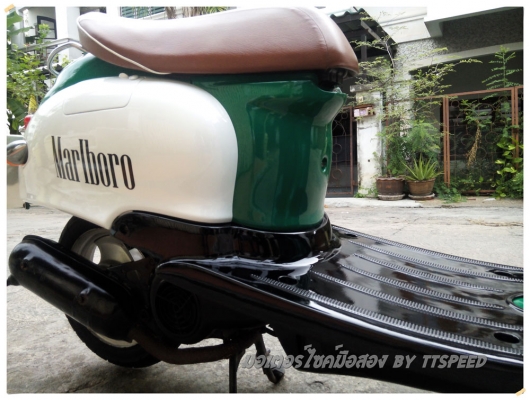 ขายรถป๊อป Yamaha Vino ทำสีใหม่ลายเก๋ไม่เหมือนใคร