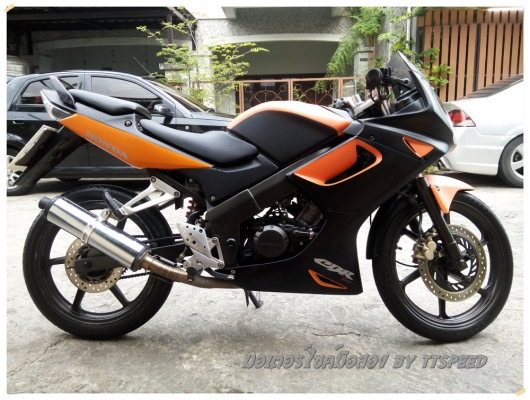 ขาย CBR 150 Wrap สีดำส้มด้าน ไมล์เหลืองปี 50 ขาย CBR 150 Wrap สีดำส้มด้าน ไมล์เหลืองปี 50