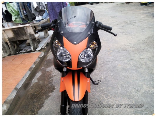 ขาย CBR 150 Wrap สีดำส้มด้าน ไมล์เหลืองปี 50 ขาย CBR 150 Wrap สีดำส้มด้าน ไมล์เหลืองปี 50