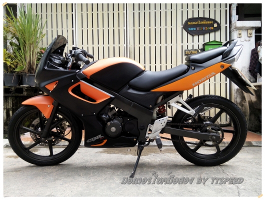 ขาย CBR 150 Wrap สีดำส้มด้าน ไมล์เหลืองปี 50
