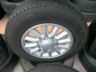 ขายแม็ก ISUZU D-MAX ขอบ 15 12 ก้านพร้อมยาง 4 ล้อ