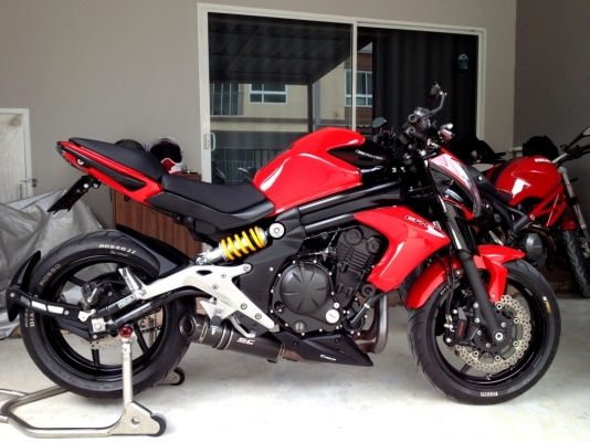 ขาย Kawasaki ER6N ปี2013 แต่งเพียบ ท่อSC Full โช้คโอลีน ปั้มแบมโบ้ ราคา 239000 บ