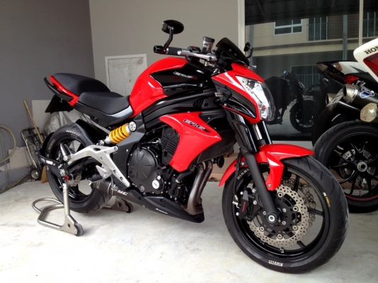 ขาย Kawasaki ER6N ปี2013 แต่งเพียบ ท่อSC Full โช้คโอลีน ปั้มแบมโบ้ ราคา 239000 บ