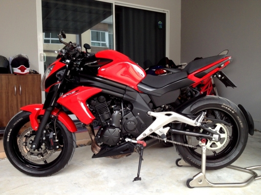 ขาย Kawasaki ER6N ปี2013 แต่งเพียบ ท่อSC Full โช้คโอลีน ปั้มแบมโบ้ ราคา 239000 บ
