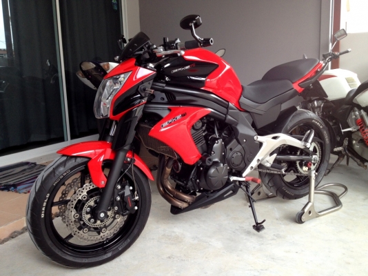 ขาย Kawasaki ER6N ปี2013 แต่งเพียบ ท่อSC Full โช้คโอลีน ปั้มแบมโบ้ ราคา 239000 บ