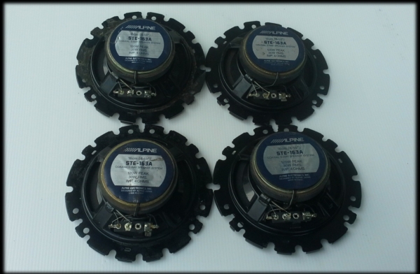 ลำโพง Alpine 6" STE-163A แกนร่วมสามทาง มือสองญี่ปุ่น ลำโพง Alpine 6" STE-163A แกนร่วมสามทาง มือสองญี่ปุ่น