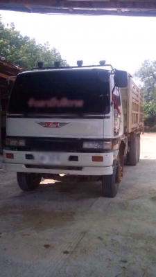 ขายรถบรรทุกสิบล้อดัมพ์ HINO 3M เครื่องเดิม 240 แรง 2 เพลา ปี 39 กระบะดัมพ์โคราช ทะเบียนพร้อม