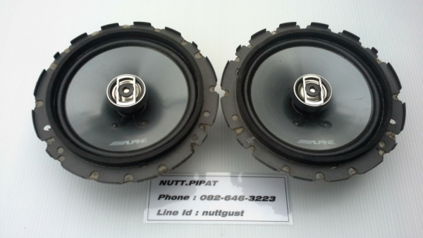 ลำโพง Alpine 6 นิ้ว 6.5 นิ้ว แกนร่วม สวยๆ เสียงดี