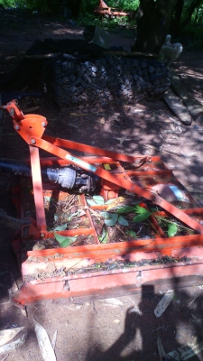 รถไถ KUBOTA 4508 DI มีใบดันหน้า ผานสาม และ ผานหก ตราช้าง สภาพใช้งานน้อยมาก.