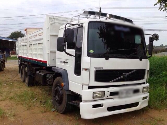 ขายรถบรรทุกพ่วงดัมพ์ VOLVO YV2E4CCD เครื่อง D6B-250 แรง กระบะดัมพ์แม่ลูก ลูก 2 เพลา ทะเบียนพร้อม