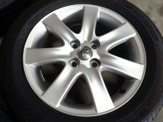 แม็กtoyota ขอบ15 4รู100 พร้อมยาง