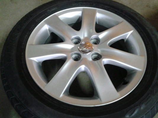 แม็กtoyota ขอบ15 4รู100 พร้อมยาง