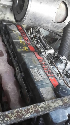 รถสิบล้อ หน้ายิ้ม เครื่อง 6HE พวงมาลัยเพาเว่อร์