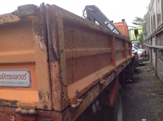 ขายรถ6ล้อติดเครนพับ 5ตัน ยาว5เมตร สภาพดีพร้อมใช้งาน