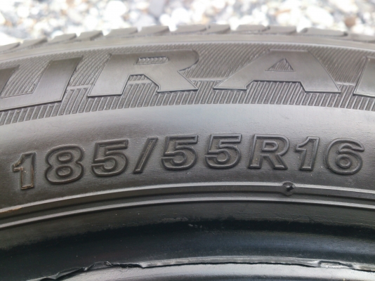 ขายยาง185/55R16 BRIDCESTONE TURANZA ยางสัปดาห์ที่36ปี12 ดอกยางนิ่มลึกดอกเต็มเท่ากัน 1 คู่