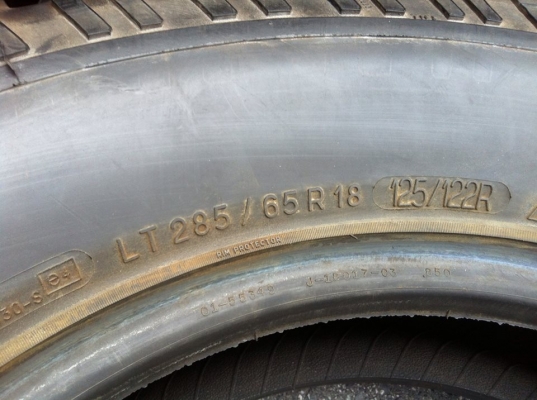 ฝากขายยางใหม่ BF Goodrich All-Terrain ขนาด 285 65 r18 เส้นละ 4500บาท