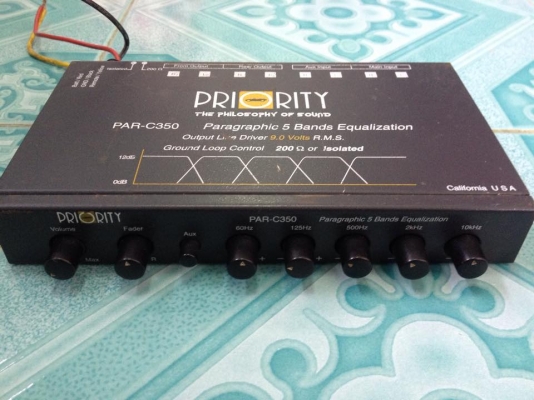 ปรีแอมป์ PRIORITY PAR-C350 5แบน มือสองเดิมๆไม่เคยซ่อมเป็นปรีคุมกลางแหลมไม่มีลายซับ. กลางแหลมเสียงดีมาก ขาย 950 บาท