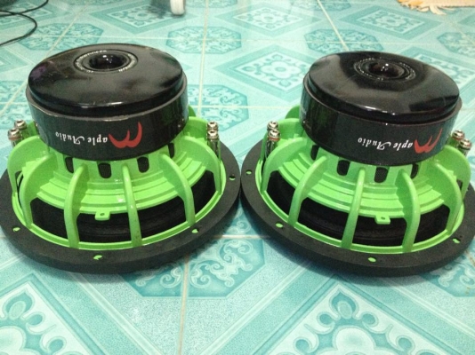 ซับ10&quot;monster โครงหล่อแม่เหล็ก156/ว้อย2.5&quot; มือสองเดิมๆไม่เคยซ่อม เบสมันมากแบรนด์นี้ ขายคู่ละ 3650 บาท