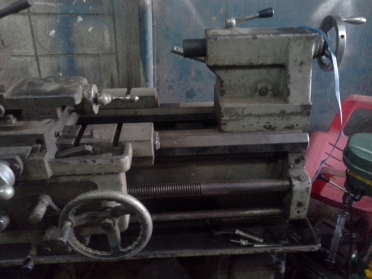 เครื่องกลึง 6 ฟุต TASHING ระบบ 2 เพลา เกียร์สเต็ป ระบบอัตโนมัติและกลึงเกลียวพร้อมใช้งานตามปกติ