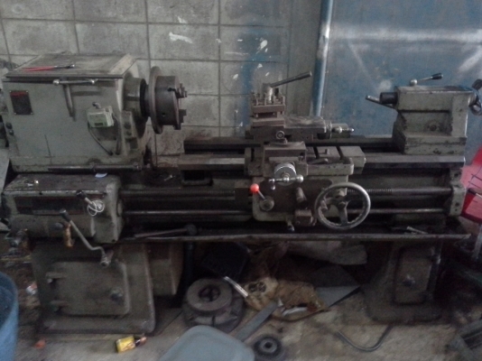 เครื่องกลึง 6 ฟุต TASHING ระบบ 2 เพลา เกียร์สเต็ป ระบบอัตโนมัติและกลึงเกลียวพร้อมใช้งานตามปกติ