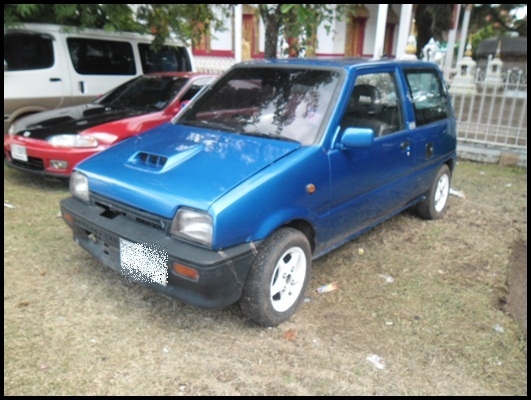 รถเก๋งมิร่าน้อย ติดแก๊ส