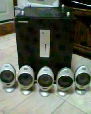 ขายโฮมเทียร์เต่อ ซับ10นิ้ว แอมในตัว ทวิตเต่อร์5ตัว  1000บาท