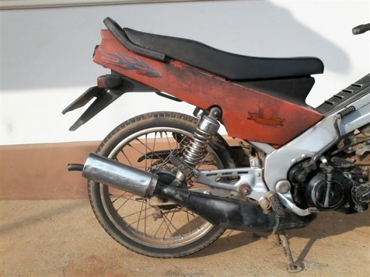 ขาย Yamaha Zr120 ทะเบียนพร้อมโอนภาษีขาดเกินเครื่องดีพอใช้เหมาะกับนักปั้นขาย 3500 บาท