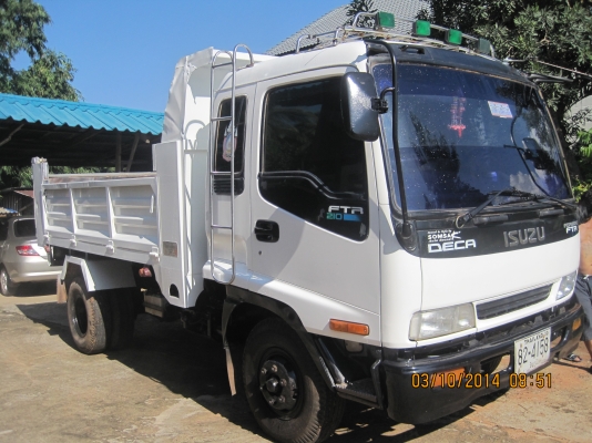 ขายรถ6ล้อดั้มISUZU DECA เครื่อง210 แรงม้า รถสวยพร้อมใช้ เล่มทะเบียนพร้อม