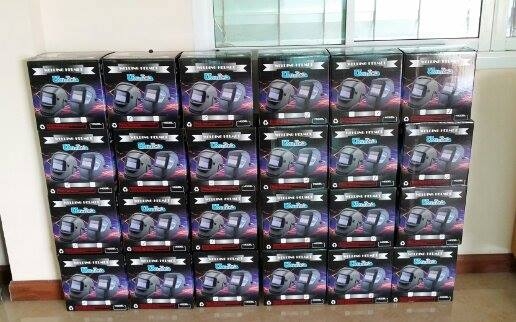 หน้ากากเชื่อมปรับแสงอัตโนมัติ  แถมฟรี !!!  แผ่นกันรอยด้านหน้าและด้านใน เหมาะสำหรับใช้ในงานเชื่อมต่างๆคะ