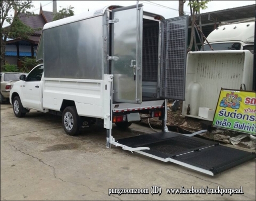 รับต่อกระบะเหล็ก พร้อมติดตั้งลิฟท์ขนถ่ายบิ๊กไบร์ รับต่อกระบะเหล็ก พร้อมติดตั้งลิฟท์ขนถ่ายบิ๊กไบร์