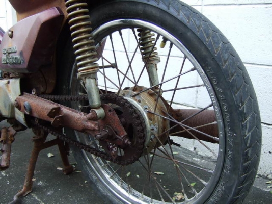 HONDA Custom รุ่นสตาร์ทมือ สีม่วง มีเล่มทะเบียน มีชุดโอน