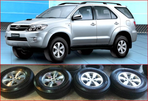 ล้อเดิมติดรถ ฟอจูนเนอร์ ขอบ16พร้อมยาง