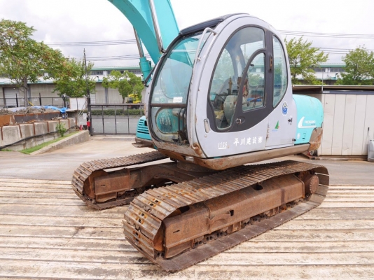 Kobelco SK 120 มาคไฟ้ฟ์ ซุปเปอร์ งามๆ จากญี่ปุ่นแท้ 1000\% สวยมากพร้อมใช้งาน ขายถูก 090-986-2521