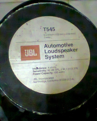 ขายลำโพง JBL T545 1คู่ 500บาท เดิมๆ(กรวยขายต้องซ่อมเอง)