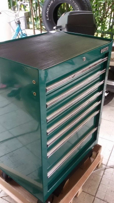 ขายตู้เก็บเครื่องมือช่าง 7 ชั้น ยี่ห้อ SATA แถม 3 ชั้นอีก 1 ตู้ เหล็กหนา 1.20 มม.