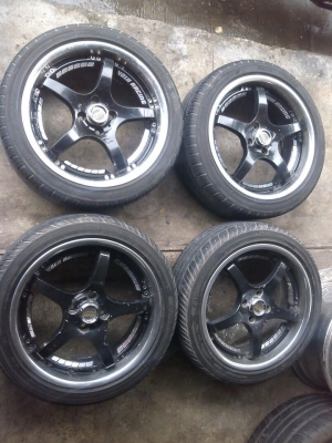 ล้อ 17" 4/100 พร้อมยาง