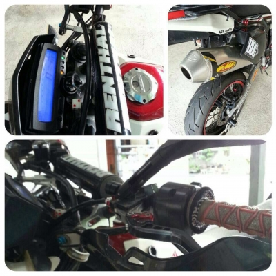 ขาย kawa Dtx 250 ปี 2011 สีขาวแดง แต่งเต็ม
