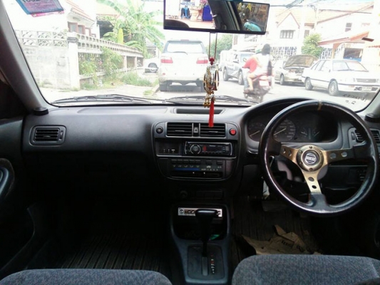 civic ตาโต เครื่อง b20 เกียร์ออโต้ มีเครื่องเสียง ราคาเบาๆ 79,000 บาท