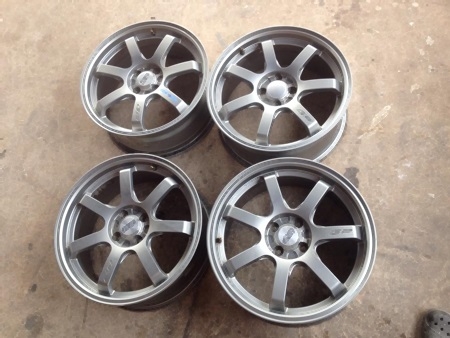 เเม็กมือสอง Forge GTR Sportขอบ17 4รู100/114 กว้าง7 ออฟ40