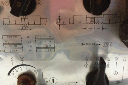 เครื่องเชื่อมต่อใบเลื่อยสายพานสภาพพร้อมใช้งานครับเดิมๆครับของเยอรมันแท้ครับราคานี้คุ้มครับ