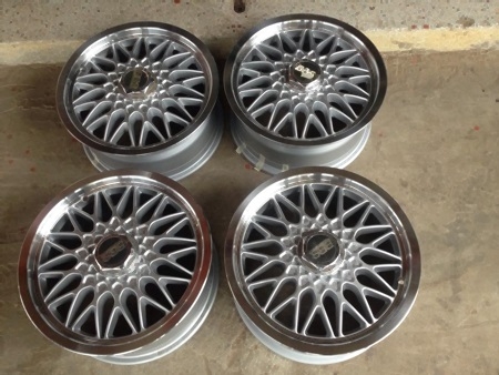 Enkei BBS ขอบ15 กว้าง6.5 ออฟ45 4รู100