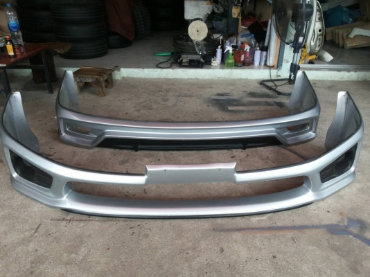 ชุด Skirt หน้า หลัง Altis ทรง TRD งานไฟเบอร์ สีบรอนซ์เงิน พร้อมใช้เอาไปติดตั้งได้เลย