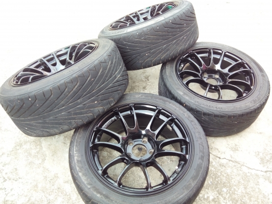 ขายครัฟขอบ17 5รู114.3 หน้า8หลัง9et10เดิมทุกล้อไม่มีซ่อมพร้อมยาง235-45-17ปี12 245-45-17ปี13ดอกตูมๆ