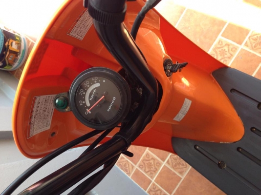 โชอิ โนริ สีส้ม สภาพสีและเครื่องสมบูรณ์มาก มีตัวต่อท้าย