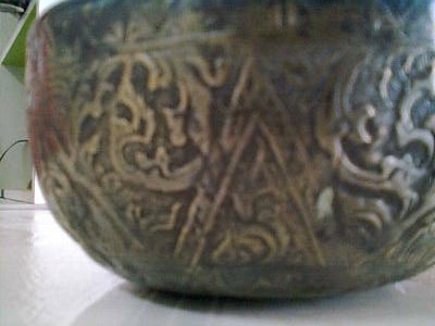 ขันเงินงานเก่าลายสวย