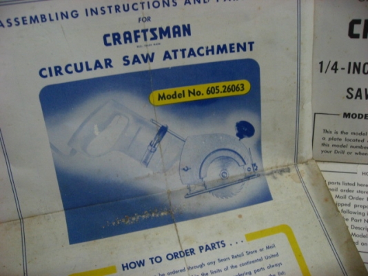 ขาย craftsman circular saw attachment made in usa ขาย craftsman circular saw attachment made in usa