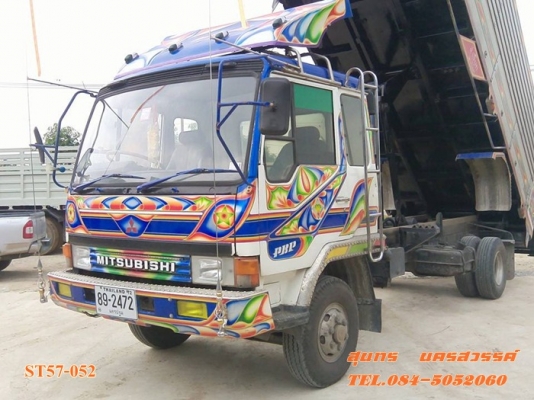 ขายด่วน รถบรรทุก 6 ล้อใหญ่ MITSUBISHI 160 แรง ดั้มเกษตร สภาพสวยพร้อมใช้งาน ราคาสุดคุ้ม
