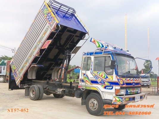 ขายด่วน รถบรรทุก 6 ล้อใหญ่ MITSUBISHI 160 แรง ดั้มเกษตร สภาพสวยพร้อมใช้งาน ราคาสุดคุ้ม